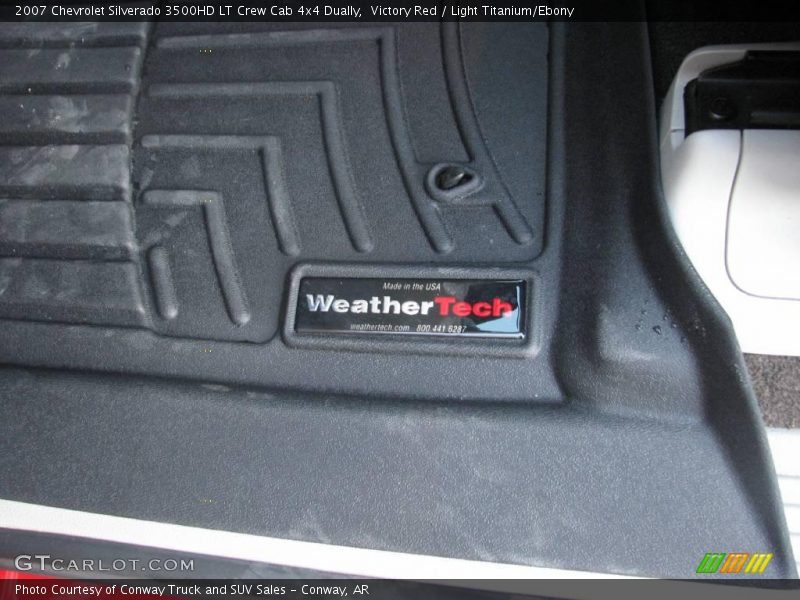 Victory Red / Light Titanium/Ebony 2007 Chevrolet Silverado 3500HD LT Crew Cab 4x4 Dually