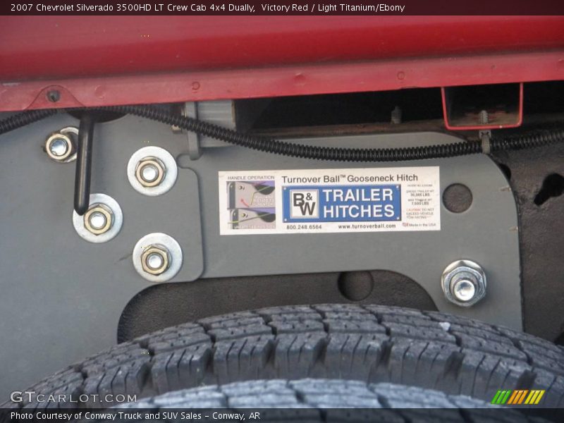 Victory Red / Light Titanium/Ebony 2007 Chevrolet Silverado 3500HD LT Crew Cab 4x4 Dually