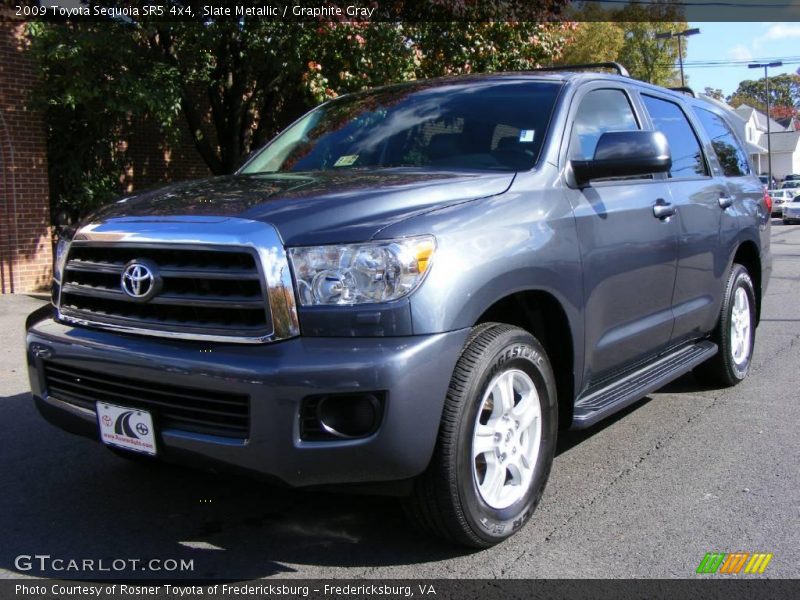 Slate Metallic / Graphite Gray 2009 Toyota Sequoia SR5 4x4