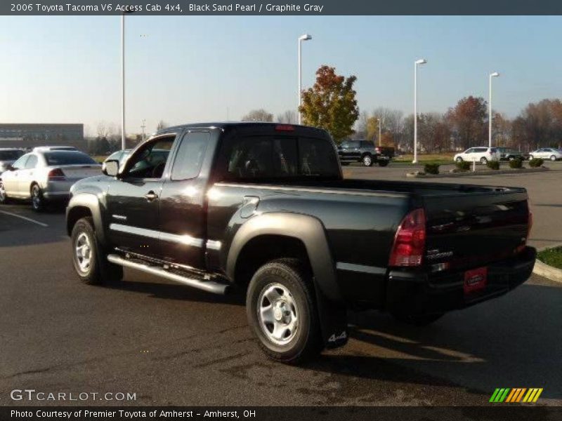 Black Sand Pearl / Graphite Gray 2006 Toyota Tacoma V6 Access Cab 4x4
