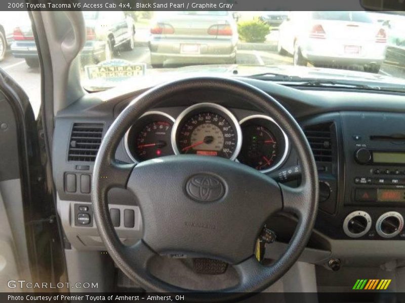 Black Sand Pearl / Graphite Gray 2006 Toyota Tacoma V6 Access Cab 4x4