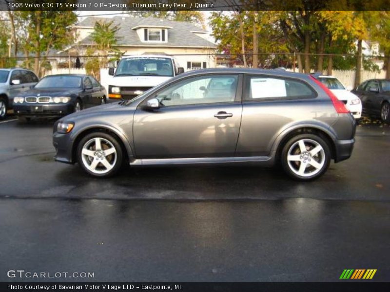 Titanium Grey Pearl / Quartz 2008 Volvo C30 T5 Version 2.0 R-Design