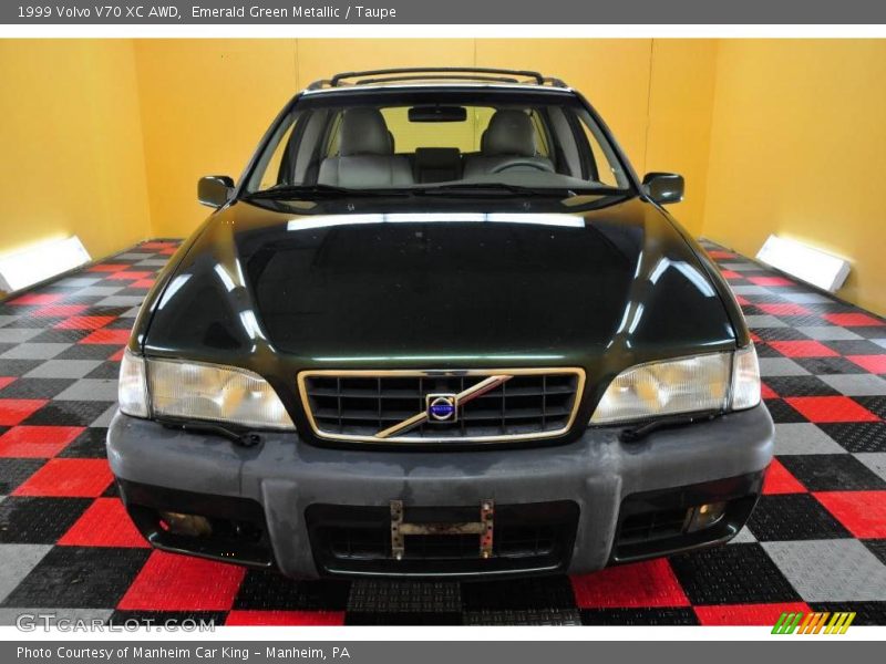 Emerald Green Metallic / Taupe 1999 Volvo V70 XC AWD