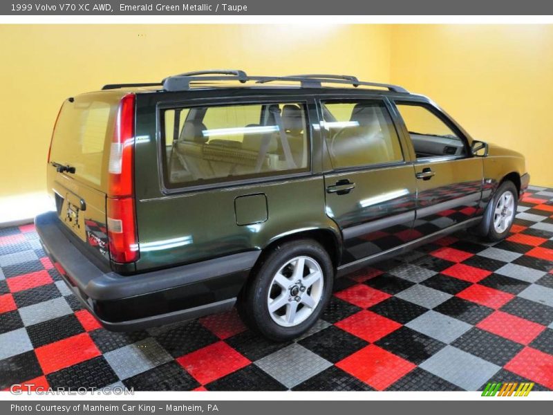 Emerald Green Metallic / Taupe 1999 Volvo V70 XC AWD
