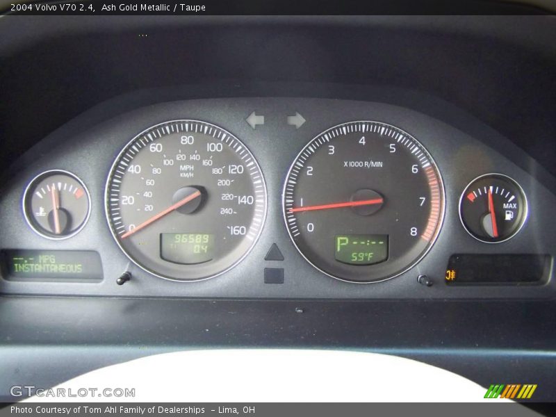 Ash Gold Metallic / Taupe 2004 Volvo V70 2.4