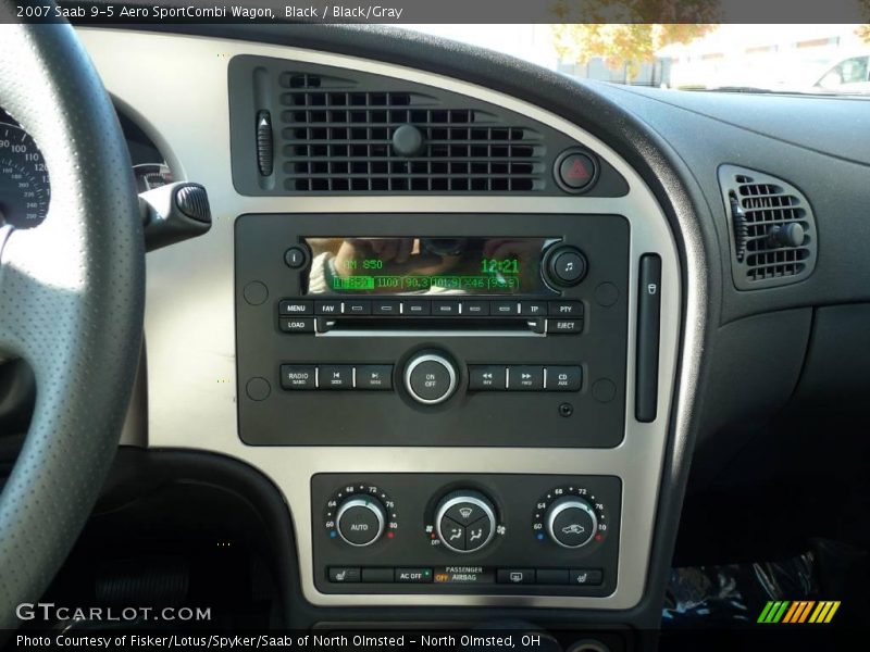 Black / Black/Gray 2007 Saab 9-5 Aero SportCombi Wagon