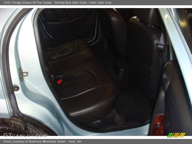 Sterling Blue Satin Glow / Dark Slate Gray 2002 Dodge Stratus SE Plus Sedan