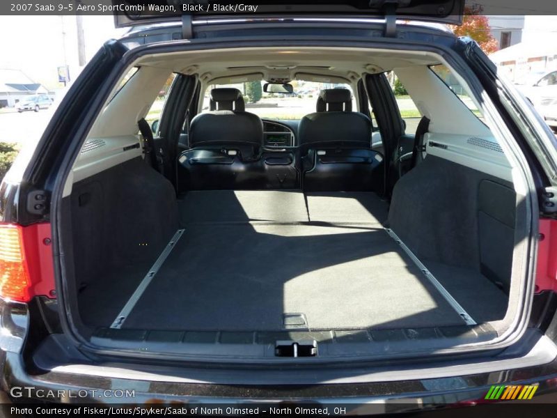 Black / Black/Gray 2007 Saab 9-5 Aero SportCombi Wagon