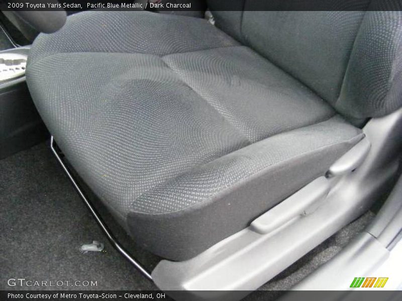 Pacific Blue Metallic / Dark Charcoal 2009 Toyota Yaris Sedan