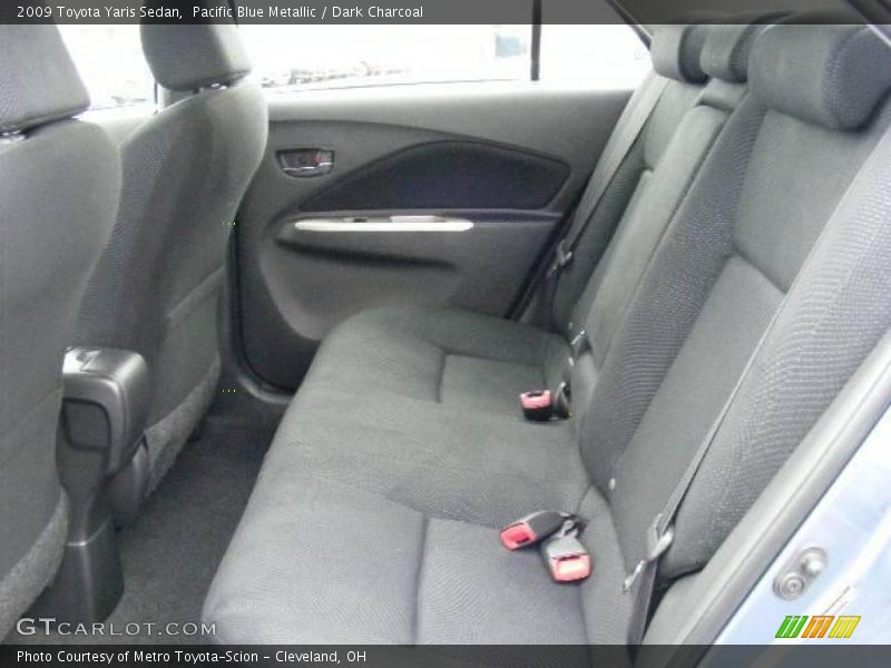 Pacific Blue Metallic / Dark Charcoal 2009 Toyota Yaris Sedan