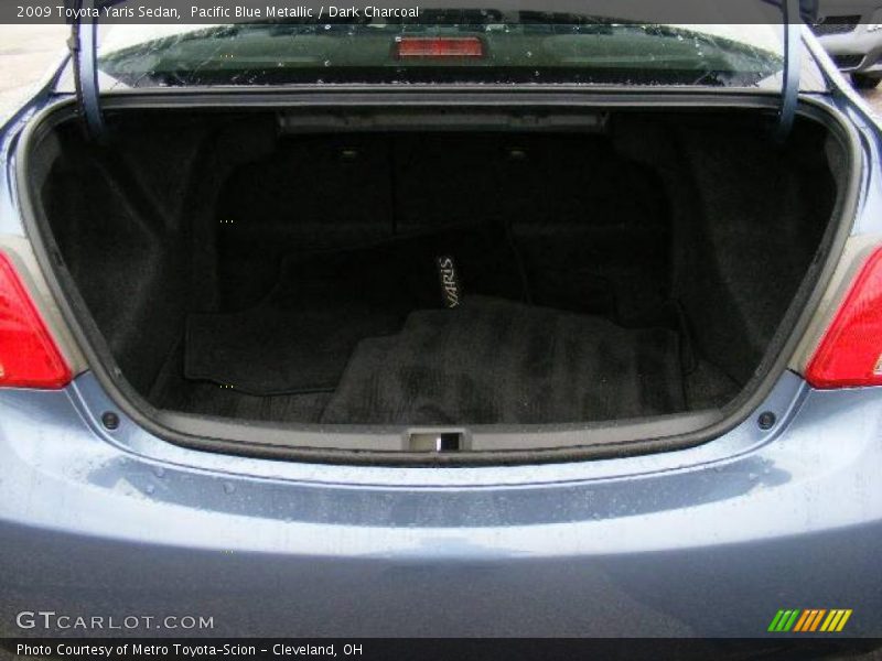 Pacific Blue Metallic / Dark Charcoal 2009 Toyota Yaris Sedan