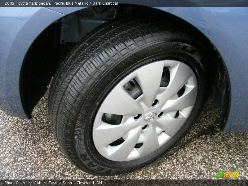 Pacific Blue Metallic / Dark Charcoal 2009 Toyota Yaris Sedan