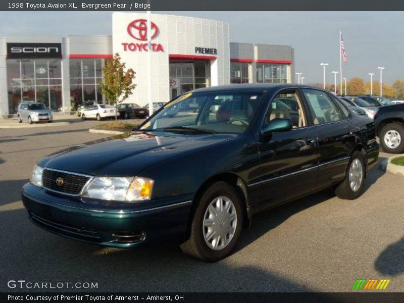 Evergreen Pearl / Beige 1998 Toyota Avalon XL