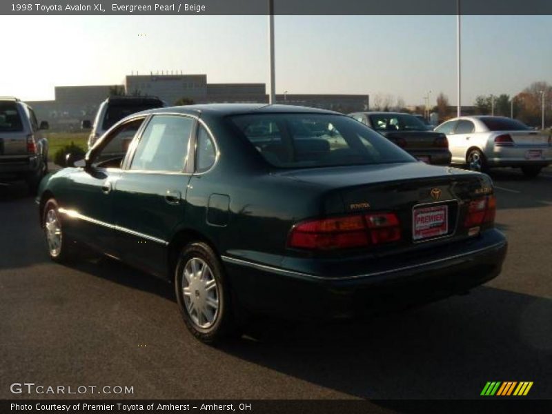 Evergreen Pearl / Beige 1998 Toyota Avalon XL