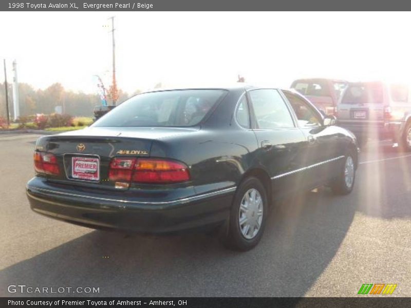 Evergreen Pearl / Beige 1998 Toyota Avalon XL