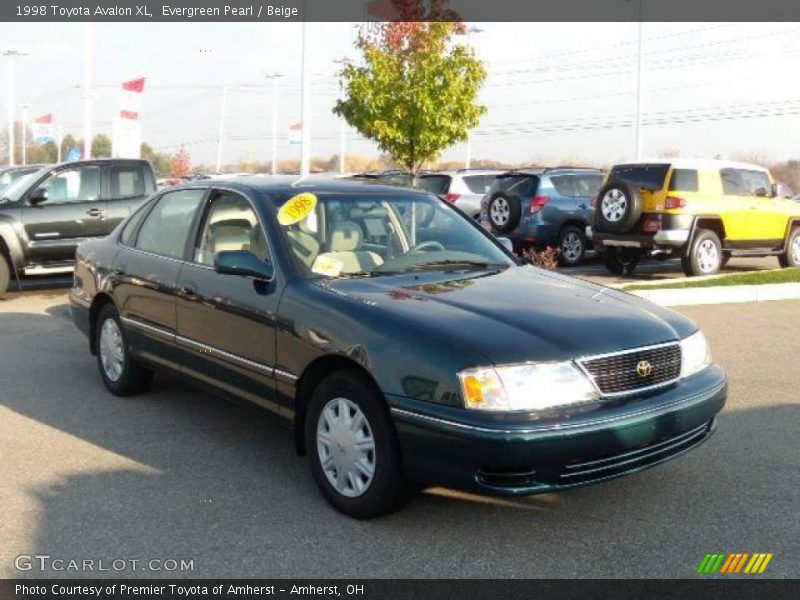 Evergreen Pearl / Beige 1998 Toyota Avalon XL