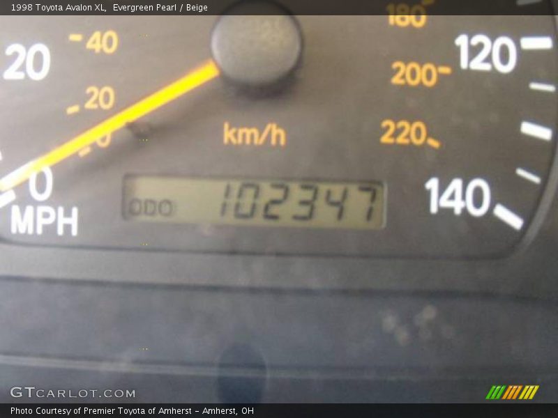 Evergreen Pearl / Beige 1998 Toyota Avalon XL