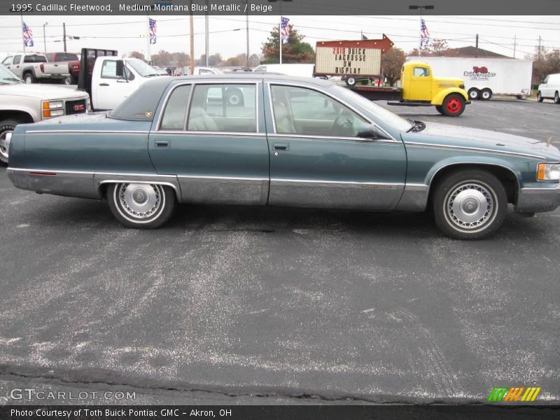 Medium Montana Blue Metallic / Beige 1995 Cadillac Fleetwood