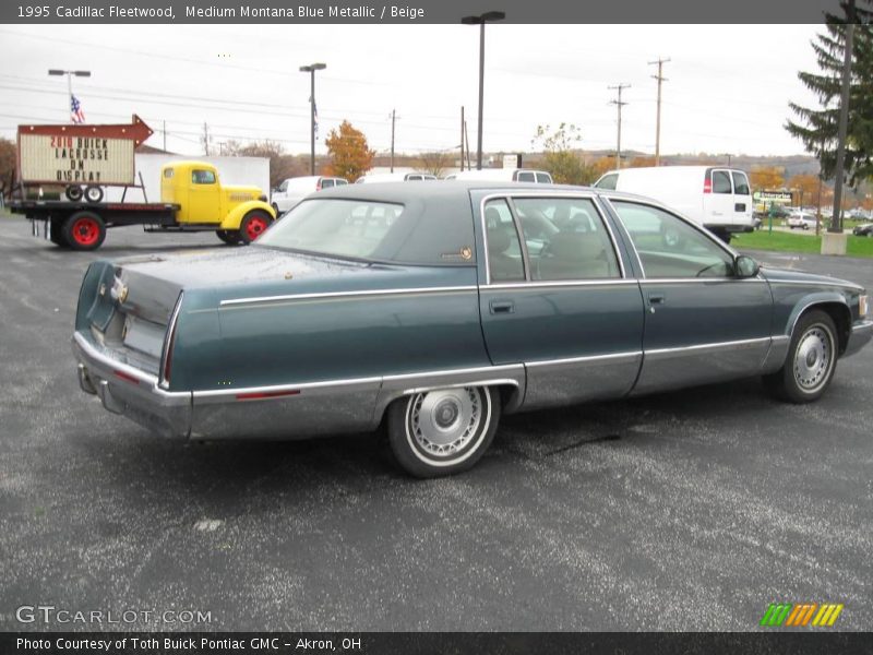 Medium Montana Blue Metallic / Beige 1995 Cadillac Fleetwood