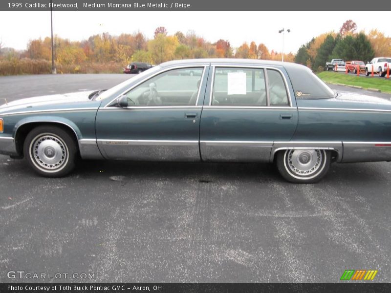 Medium Montana Blue Metallic / Beige 1995 Cadillac Fleetwood