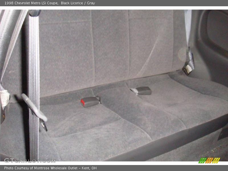 Black Licorice / Gray 1998 Chevrolet Metro LSi Coupe