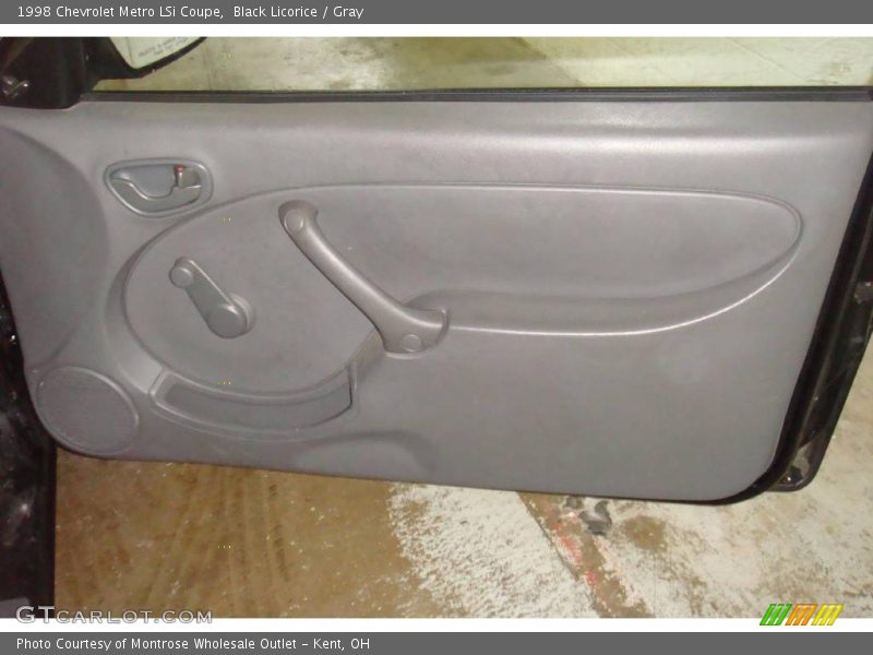 Black Licorice / Gray 1998 Chevrolet Metro LSi Coupe
