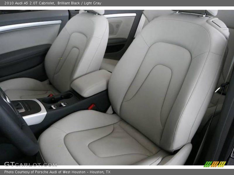 Brilliant Black / Light Gray 2010 Audi A5 2.0T Cabriolet