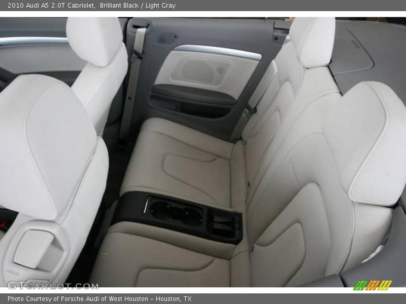 Brilliant Black / Light Gray 2010 Audi A5 2.0T Cabriolet