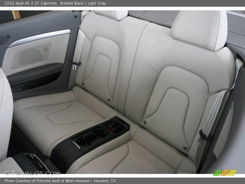 Brilliant Black / Light Gray 2010 Audi A5 2.0T Cabriolet