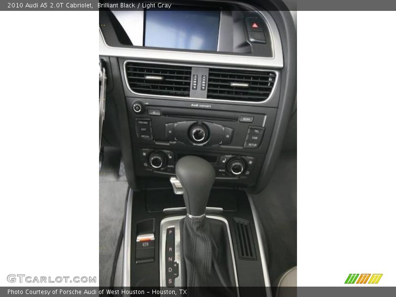 Brilliant Black / Light Gray 2010 Audi A5 2.0T Cabriolet