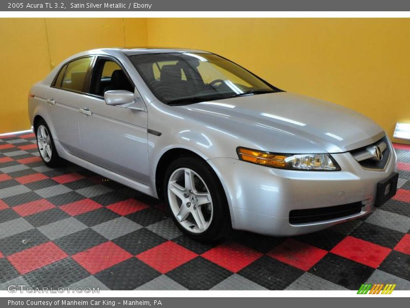 Satin Silver Metallic / Ebony 2005 Acura TL 3.2