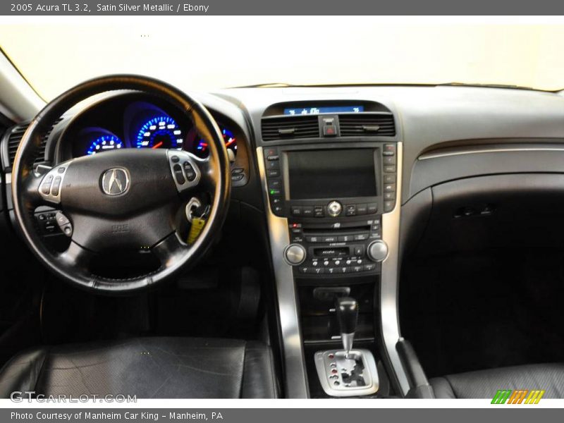 Satin Silver Metallic / Ebony 2005 Acura TL 3.2