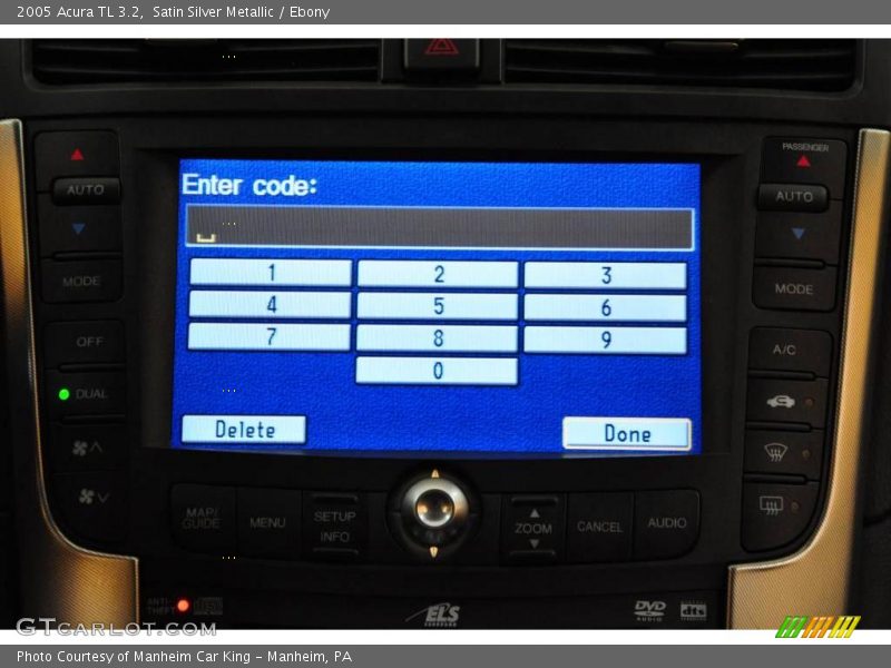 Satin Silver Metallic / Ebony 2005 Acura TL 3.2