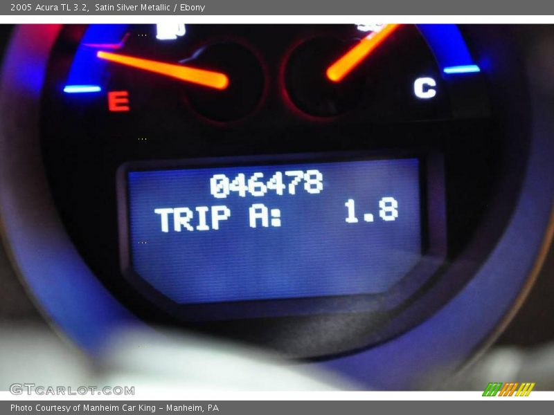 Satin Silver Metallic / Ebony 2005 Acura TL 3.2