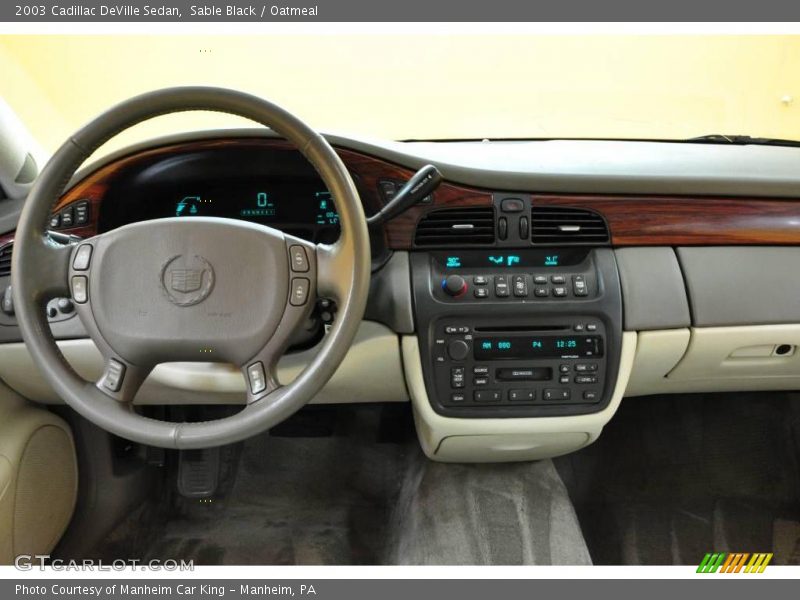 Sable Black / Oatmeal 2003 Cadillac DeVille Sedan