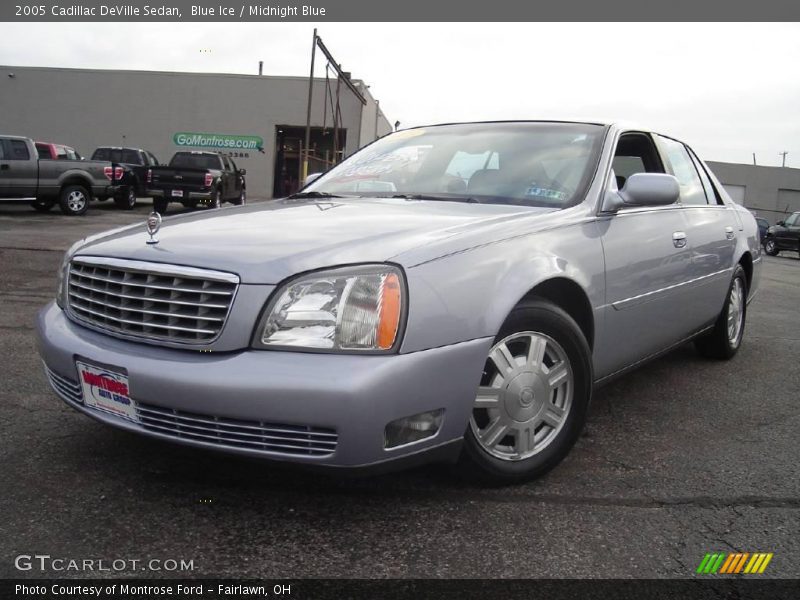 Blue Ice / Midnight Blue 2005 Cadillac DeVille Sedan