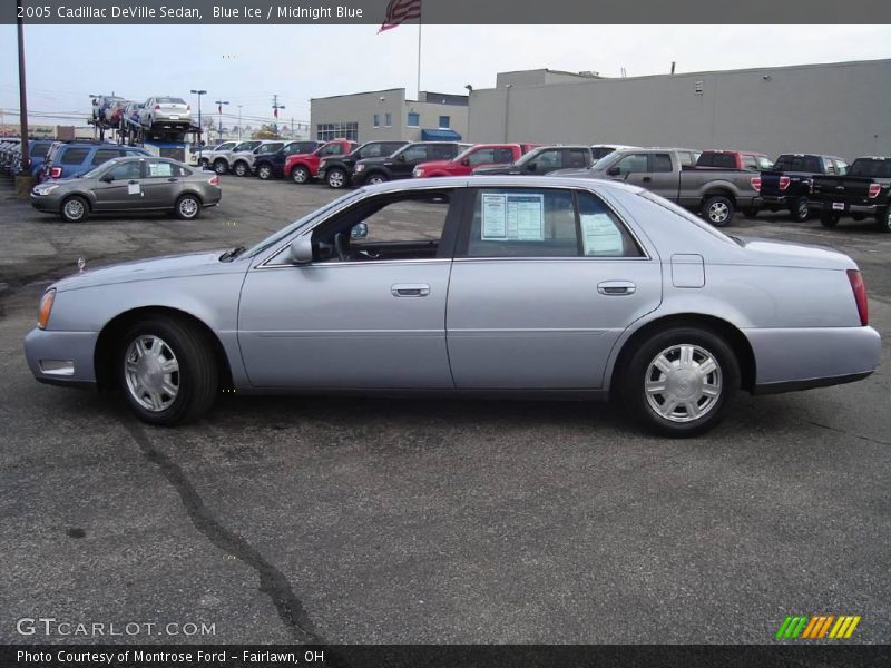 Blue Ice / Midnight Blue 2005 Cadillac DeVille Sedan