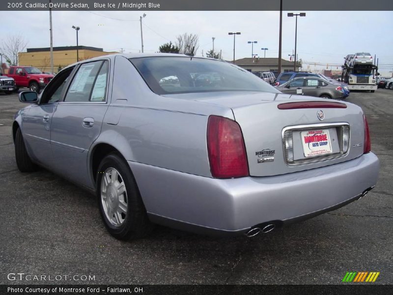 Blue Ice / Midnight Blue 2005 Cadillac DeVille Sedan