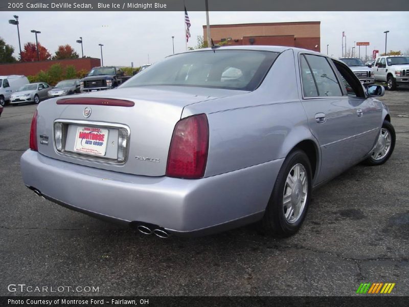 Blue Ice / Midnight Blue 2005 Cadillac DeVille Sedan