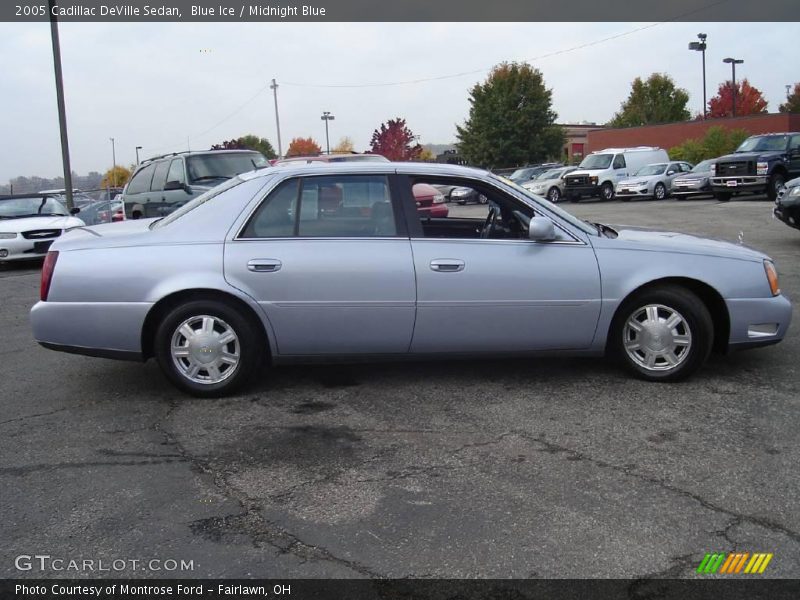 Blue Ice / Midnight Blue 2005 Cadillac DeVille Sedan
