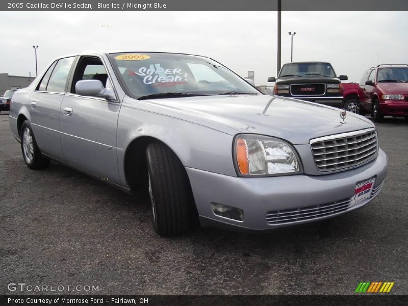 Blue Ice / Midnight Blue 2005 Cadillac DeVille Sedan