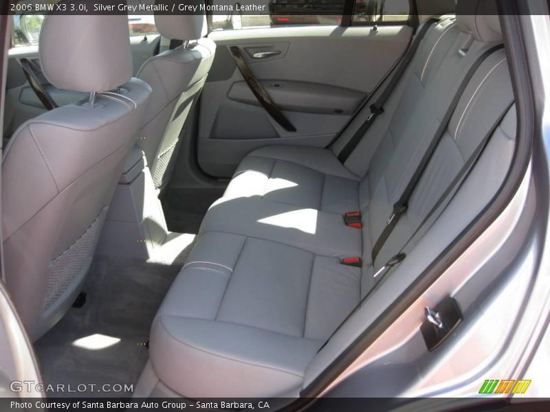 Silver Grey Metallic / Grey Montana Leather 2006 BMW X3 3.0i