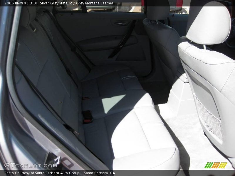 Silver Grey Metallic / Grey Montana Leather 2006 BMW X3 3.0i