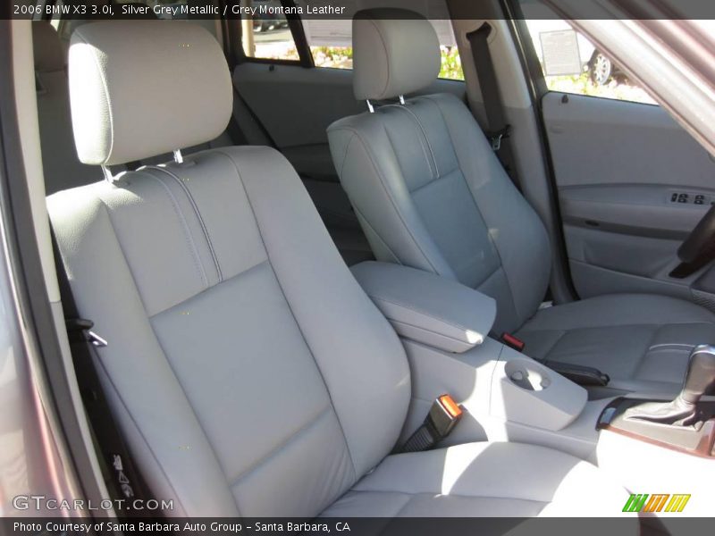Silver Grey Metallic / Grey Montana Leather 2006 BMW X3 3.0i