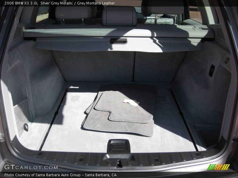 Silver Grey Metallic / Grey Montana Leather 2006 BMW X3 3.0i