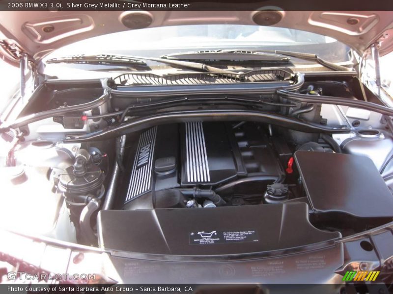 Silver Grey Metallic / Grey Montana Leather 2006 BMW X3 3.0i