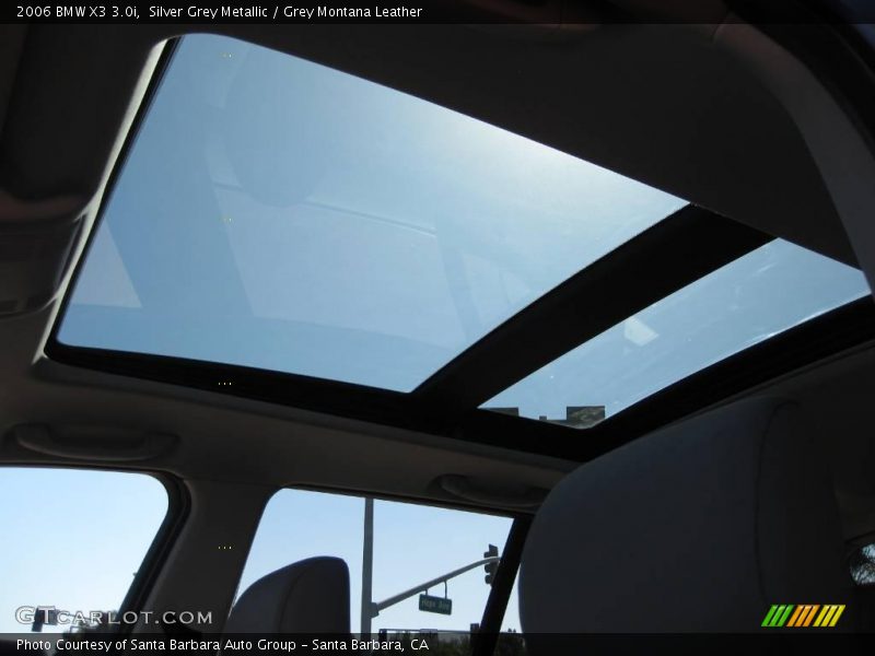 Silver Grey Metallic / Grey Montana Leather 2006 BMW X3 3.0i