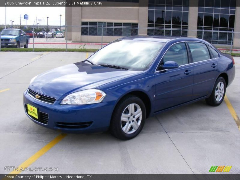 Superior Blue Metallic / Gray 2006 Chevrolet Impala LS