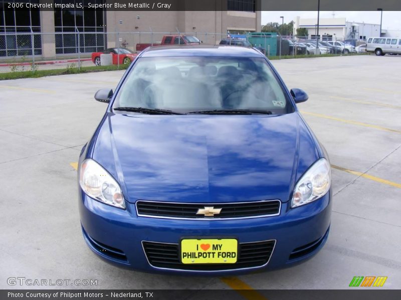 Superior Blue Metallic / Gray 2006 Chevrolet Impala LS