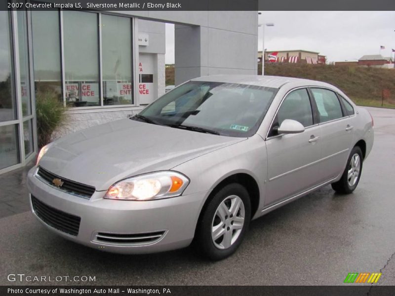 Silverstone Metallic / Ebony Black 2007 Chevrolet Impala LS